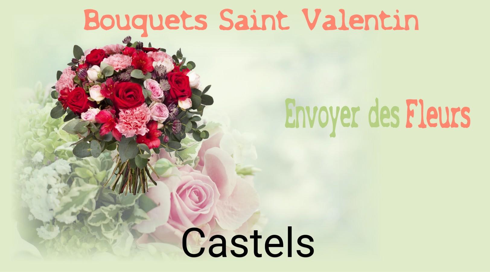 Roses de Saint-Valentin livrées à Castels